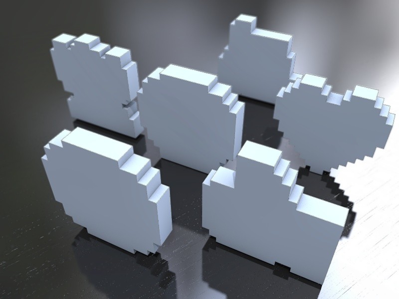 Papercraft papiermodell icon symbol heart herz smiley skull totenkopf flower blume pixie pixies pixel paper crafting how to cinema4d c4d pepakura designer .c4d Papercraft papiermodell icon symbol heart herz smiley skull totenkopf flower blume pixie pixies pixel paper crafting how to cinema4d c4d pepakura designer .c4d