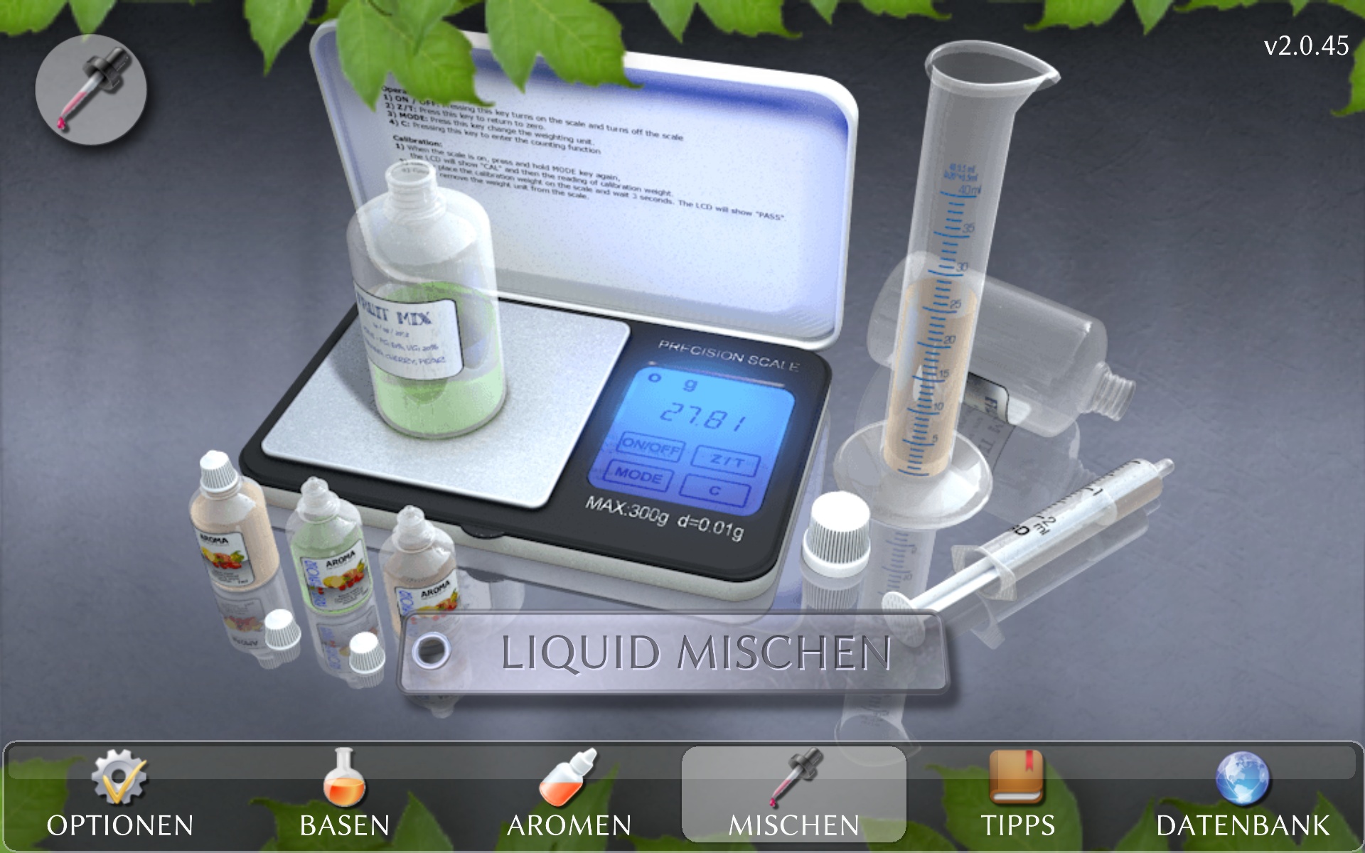 android app liquix e-liquid eliquid liquid calculator liquidrechner liquid manager liquid berechnen dampfer dampfen vape vaping e-cigarette e-zigarrette e-zigarette e-cigarrette ecigarrette ezigarrette flavorart pg vg aromen aromas tobacco nicotine nikotin android app liquix e-liquid eliquid liquid calculator liquidrechner liquid manager liquid berechnen dampfer dampfen vape vaping e-cigarette e-zigarrette e-zigarette e-cigarrette ecigarrette ezigarrette flavorart pg vg aromen aromas tobacco nicotine nikotin