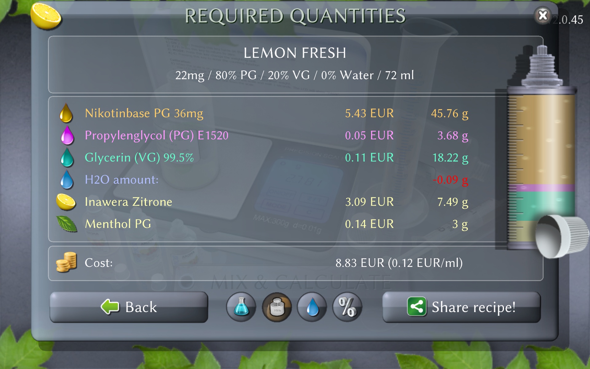 android app liquix e-liquid eliquid liquid calculator liquidrechner liquid manager liquid berechnen dampfer dampfen vape vaping e-cigarette e-zigarrette e-zigarette e-cigarrette ecigarrette ezigarrette flavorart pg vg aromen aromas tobacco nicotine nikotin android app liquix e-liquid eliquid liquid calculator liquidrechner liquid manager liquid berechnen dampfer dampfen vape vaping e-cigarette e-zigarrette e-zigarette e-cigarrette ecigarrette ezigarrette flavorart pg vg aromen aromas tobacco nicotine nikotin