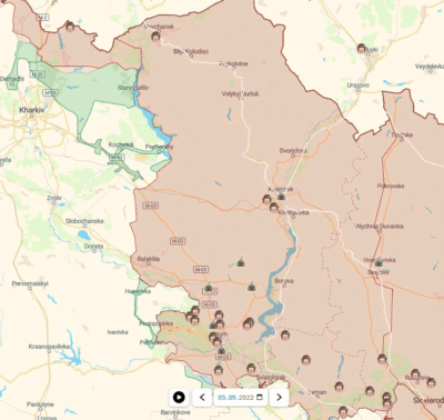 ukraine krieg putin taktische karte verlauf front sloviansk kupiansk izium kramatorsk kherson kharkiv mike vom mars blog