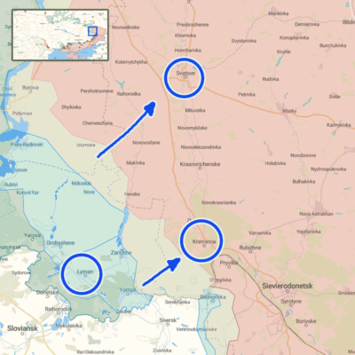 ukraine krieg putin taktische karte verlauf front lyman sloviansk kupiansk izium kramatorsk kherson kharkiv oskil mike vom mars blog